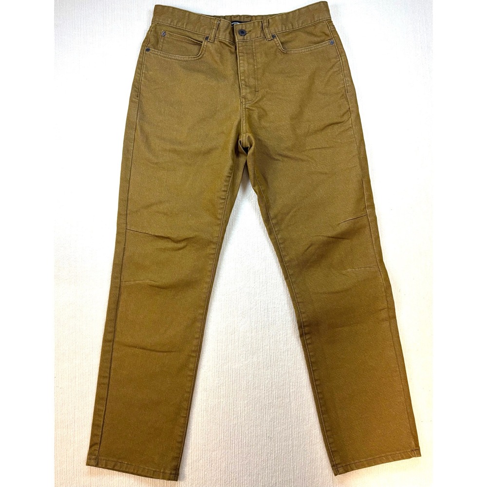 Black Diamond Forged Denim Climbing Pants Mens 32x30‎ Yellow Brown